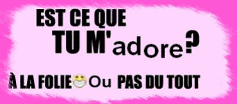 m'adore ???