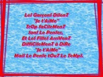 les filles et les garçons