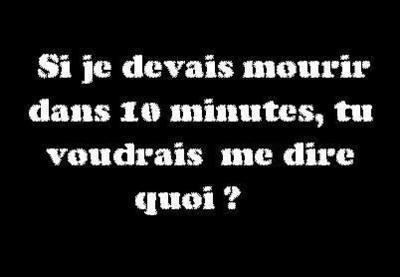 me dire koi ?