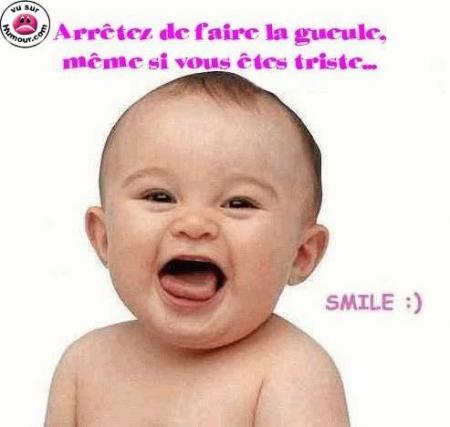 pas faire la gueule !!