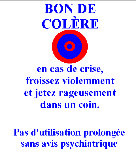 bon de colère