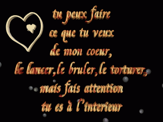 tu pe faire ce ek tu ve de mon coeur